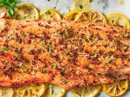 Baked salmon