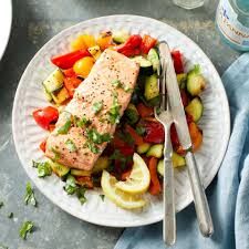 Salmon and Vegetables